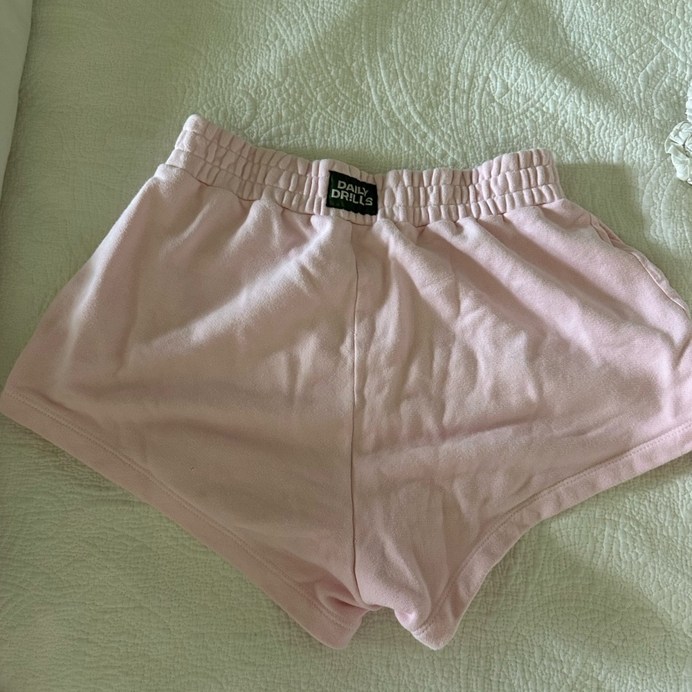 Daily Drills Light Pink Lounge Shorts
